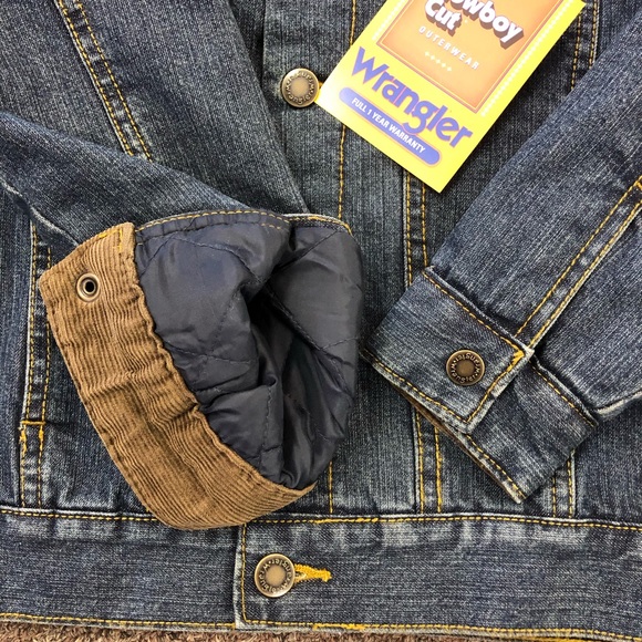 Wrangler Jackets & Coats Wrangler Flannel Lined Denim Jacket Poshmark